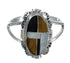Southwest Sterling Silver And Multicolor Ring Size 6 VX61894